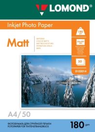 Lomond Photo Inkjet Paper Matte 180 g/m2 A4, 50 sheets