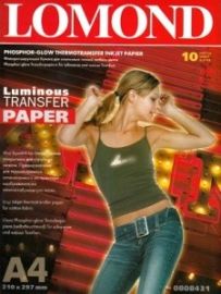 Lomond Thermotransfer Inkjet Paper A4, 10 sheets, Fluorescent