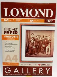 Lomond Fine Art Paper Gallery Smooth 165g/m2 A4, 10 sheets, Natural White