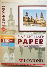 Lomond Fine Art Laser Paper 150 g/m2 A4, 100 sheets, Perchament Blue, double sided