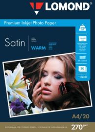 Lomond Premium Photo Paper Satin 270 g/m2 A4, 20 sheets, Warm