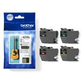 Brother LC421XL (LC421XLVAL) Ink Cartridge, Black, Cyan, Magenta, Yellow