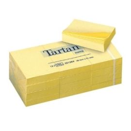 Sticky notes Tartan, 38x51mm, yellow 1 pcs. 0717-300
