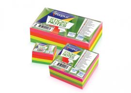 Stiky notes Forpus, Neon, 75x75mm, assorted, cube (1x320)  0717-112