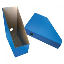 Vertical tray SMLT, 115x245x300mm, blue, cardboard, green 1003-003