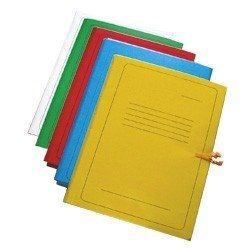 Folder SMLT, A4, 300 g, binding, with print, yellow, cardboard 0815-105