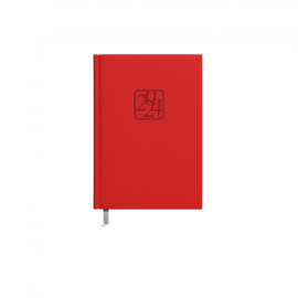 Planning notebook calendar Junior 2024 m. 120x155mm Red