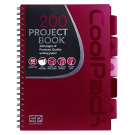 Spiral note book A4 Coolpack Red