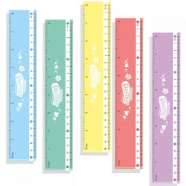 Colorino Pastel Rulers 20 cm
