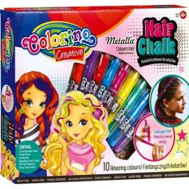Colorino Creative Hair chalk set 10 colours mix
