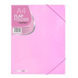 Coolpack flap folder PP, A4, pastel pink