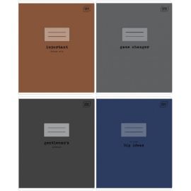 Notebook A5, 60l., With square GENTLEMAN INTERDRUK
