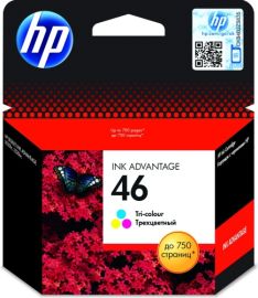 HP 46 Tri-color Original Ink Advantage Cartridge