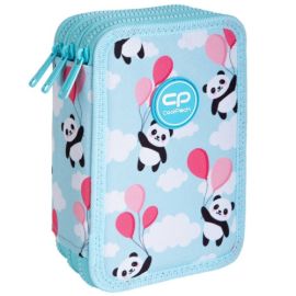 Triple decker pencil case with equipment CoolPack Jumper 3 Panda Ballons