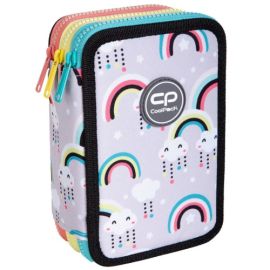 Triple decker pencil case with equipment CoolPack Jumper 3 Rainbow Time