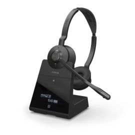 Jabra Engage 75 Stereo Wireless Headset, Bluetooth, Charging Stand