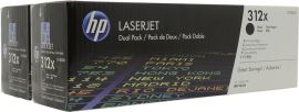 HP 312X (CF380XD) Toner Cartridge, 2-pack, Black (8800 pages)