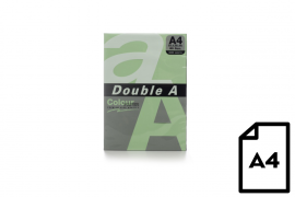 Colour paper Double A, 80g, A4, 500 sheets, Emerald