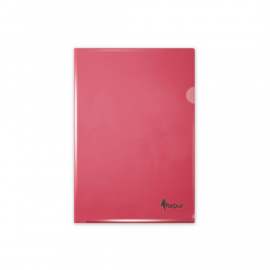 Folder L Forpus, A4, 180 microns, Pink, plastic
