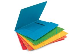 Folder with rubbers Forpus, A4, cardboard, capacity 300 sheets, green