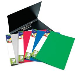 Folder with clamp Forpus Premier, A4, plastic, red
