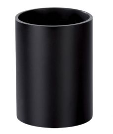 Pencil case Forpus, round, black, empty 1005-020