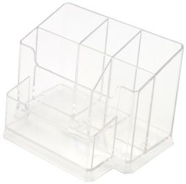 Pencil case Forpus, transparent, empty, section 6 1005-016