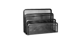 The stand for mail Forpus, black, section 3, perforated metal 1006-105