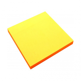 Sticky notes Forpus, Neon, 75x75mm, Orange (1x80)