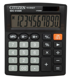 CITIZEN Desktop Calculator SDC-810NR