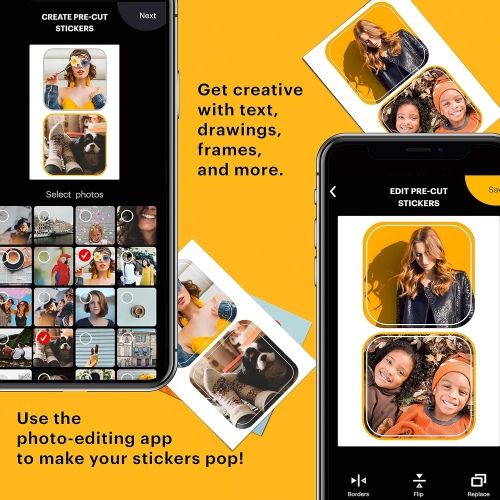 Kodak ZINK 2x3'' 50x76 mm 30 Sheets Pre-Cut Sticker Photo Paper – 4