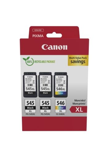 Canon PG-545XL/CL-546XL (8286B013) Ink Cartridge Multipack, BK/CMY – 6