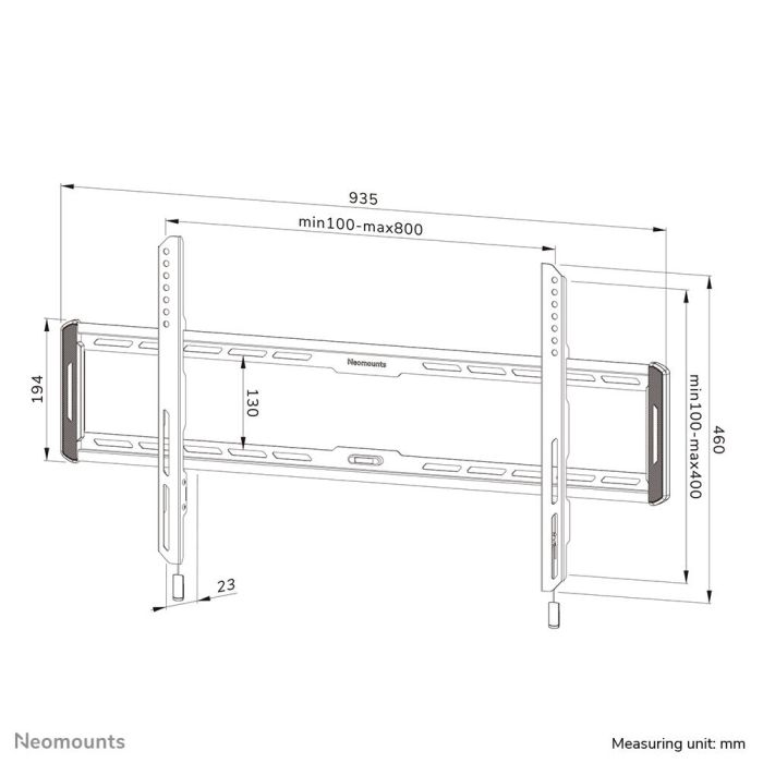 TV SET ACC WALL MOUNT/WL30-550BL18 NEOMOUNTS – 16