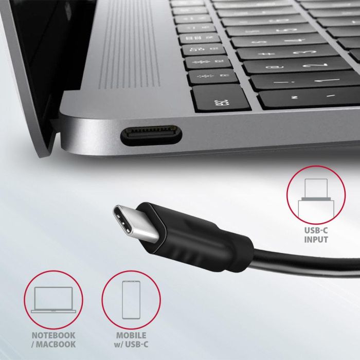 I/O HUB USB-C 5IN1/0.2M HMC-5G2 AXAGON – 9