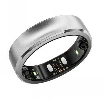 Ringconn Smart Ring Gen 3 Brushed Silver (size 12) – 18