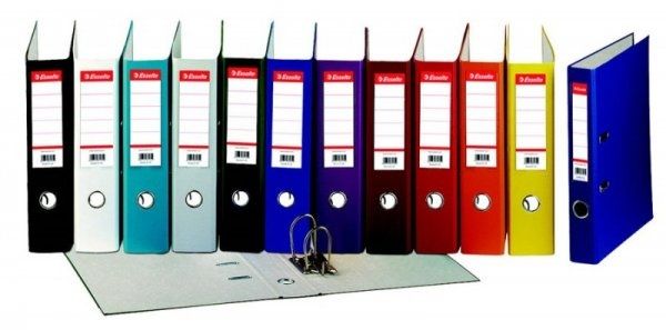 Binder Esselte, A4/75 mm, economical, yellow – 2