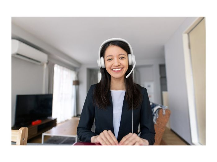 LOGI H390 USB Computer Headset - WHITE – 2