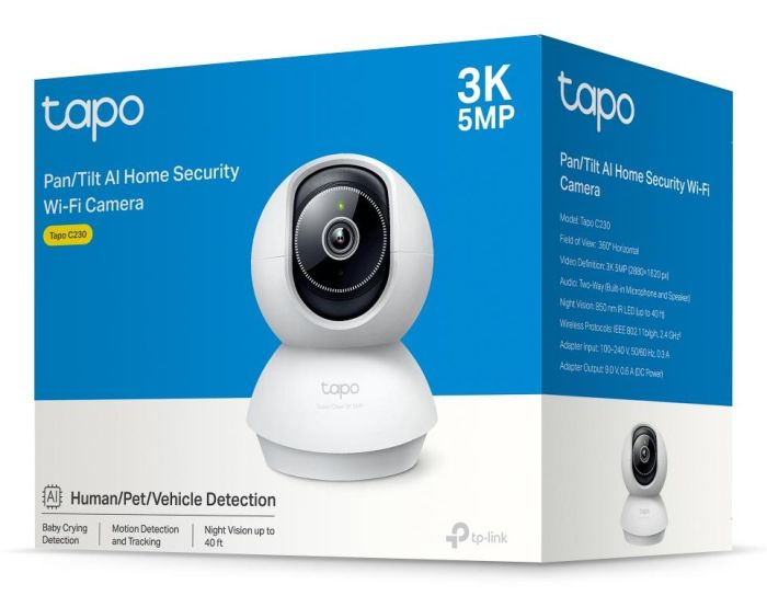 WRL CAMERA PAN/TILT/TAPO C230 TP-LINK – 10