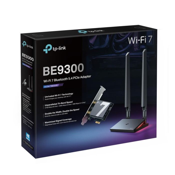 WRL ADAPTER 9300MBPS WI-FI 7/ARCHER TBE550E TP-LINK – 8