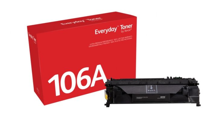 Xerox Everyday For HP 106A (W1106A) Standard, Toner Cartridge, Black – 5