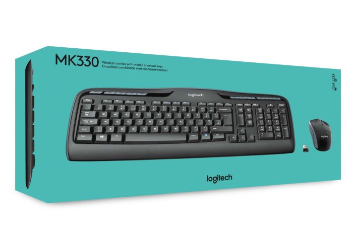 KEYBOARD +MOUSE COMBO MK330/ENG 920-003989 LOGITECH – 5