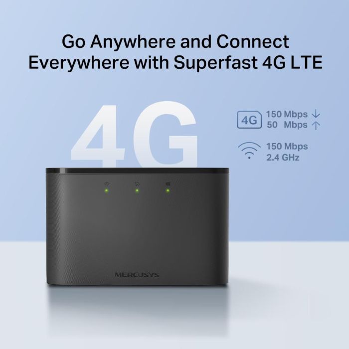 WRL ROUTER MOBILE 150MBPS/4G LTE MT110 MERCUSYS – 4