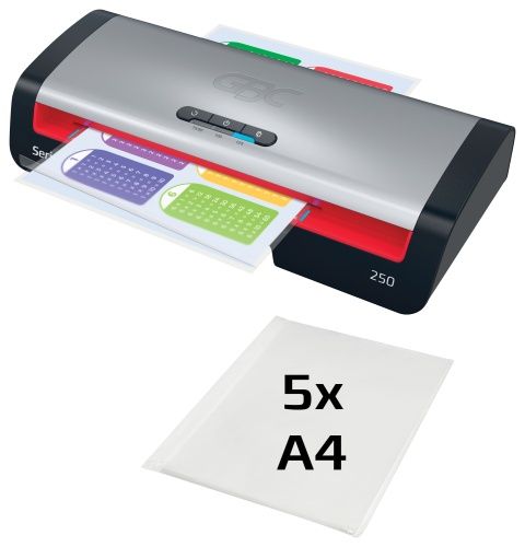 GBC 250 Office Laminator A4, 500 mm/min, Black/Gray – 9