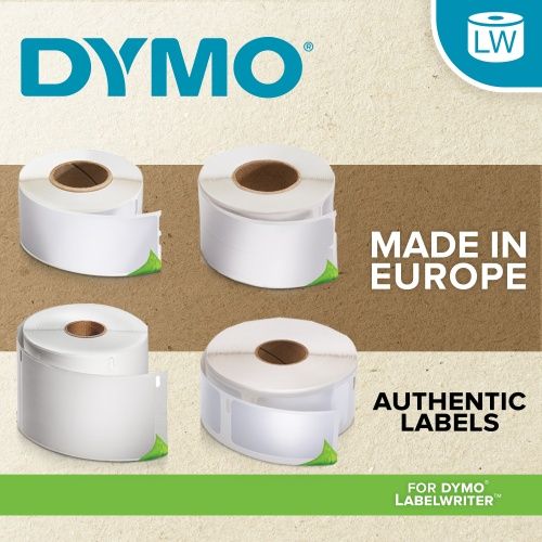 Dymo 99014 (S0722430) Label Roll Black on White, 54mm x 101mm, 220 Labels – 9
