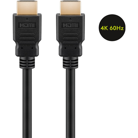 Goobay High Speed HDMI Cable with Ethernet 0.5 m – 2