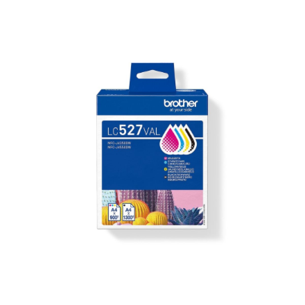 LC527VAL Value Pack Brother Ink Black, yellow, cyan, magenta