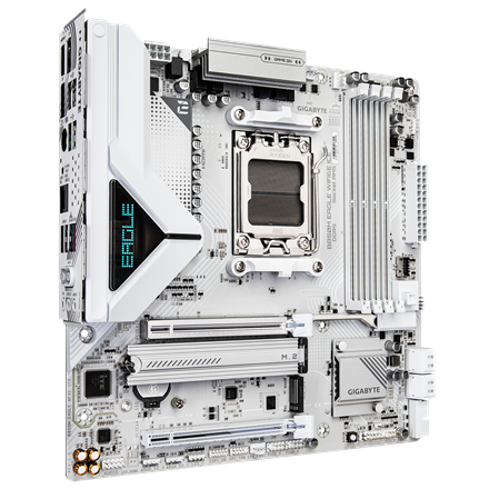 Gigabyte B850M EAGLE WF6E ICE Processor family AMD Processor socket AM5 – 3