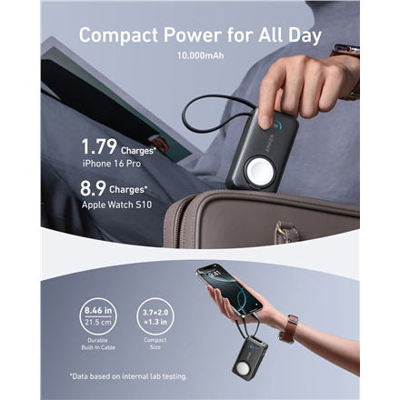Anker MagGo Power Bank 10000 mAh Black Stone – 4