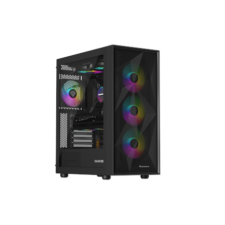 Genesis Gaming PC Case Diaxid 605 ARGB Midi Tower