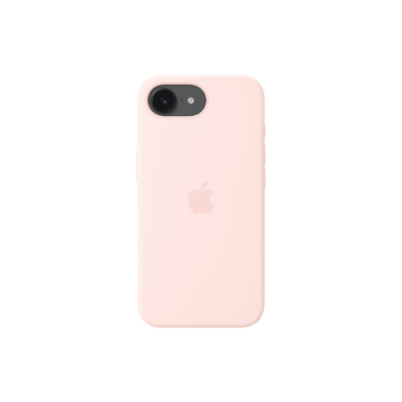 Apple iPhone 17e Silicone Case with MagSafe – Soft Pink